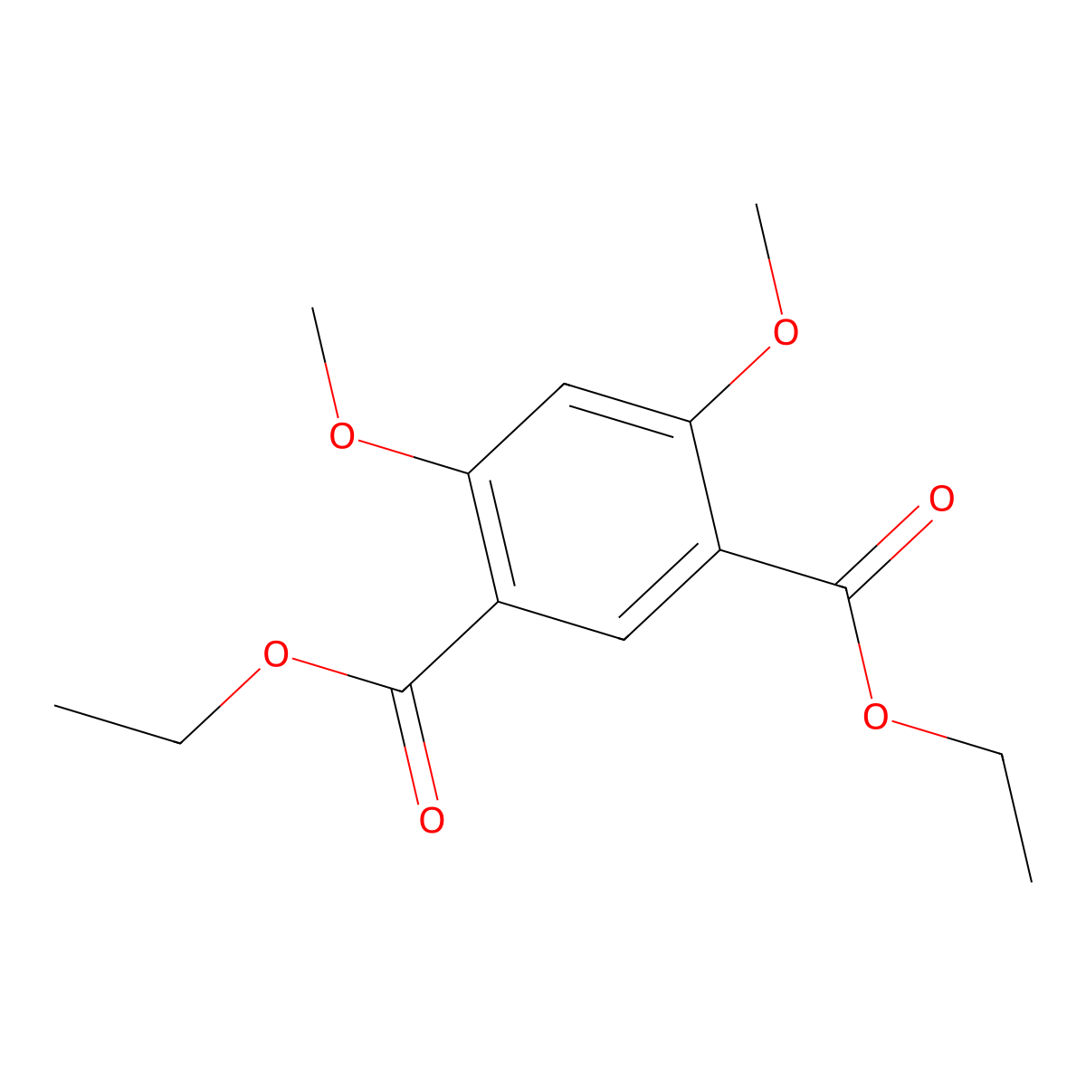 Diethyl 4,6-dimethoxyisophthalate molecular structure, CAS 1956377-63-1