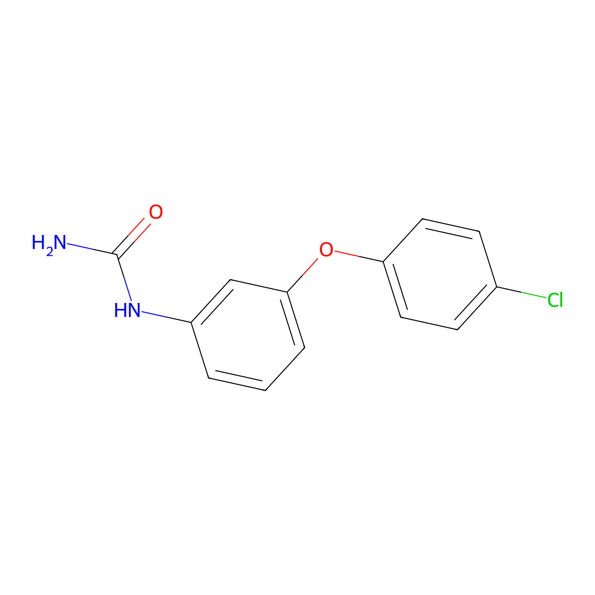 1-(3-(4-Chlorophenoxy)phenyl)urea molecular structure, CAS 1956379-24-0