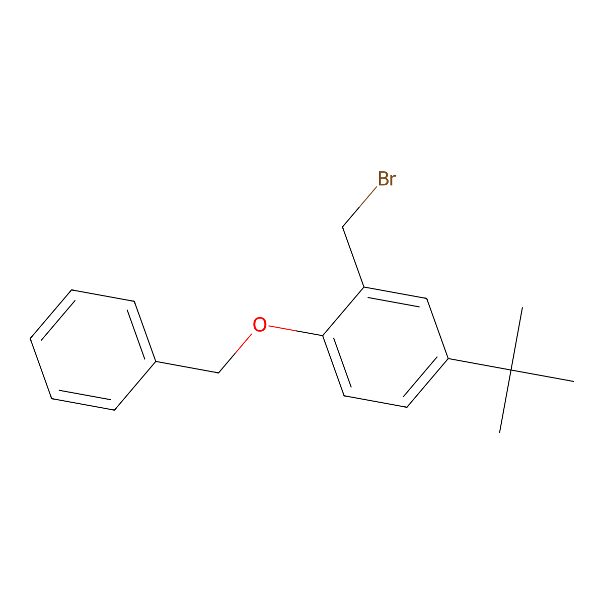 1-(Benzyloxy)-2-(bromomethyl)-4-(tert-butyl)benzene molecular structure, CAS 1956381-45-5