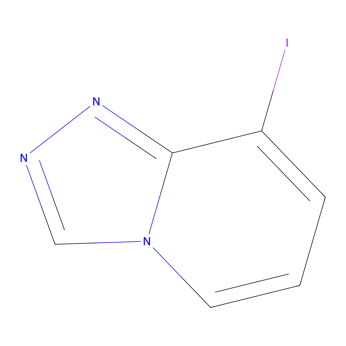8-Iodo-[1,2,4]triazolo[4,3-a]pyridine molecular structure, CAS 1956382-87-8
