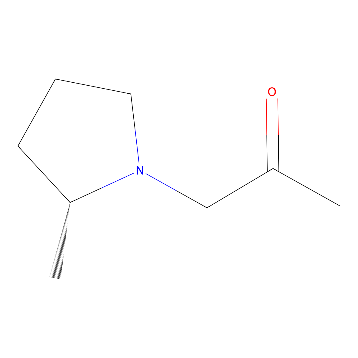 (R)-1-(2-Methylpyrrolidin-1-yl)propan-2-one molecular structure, CAS 1956434-84-6