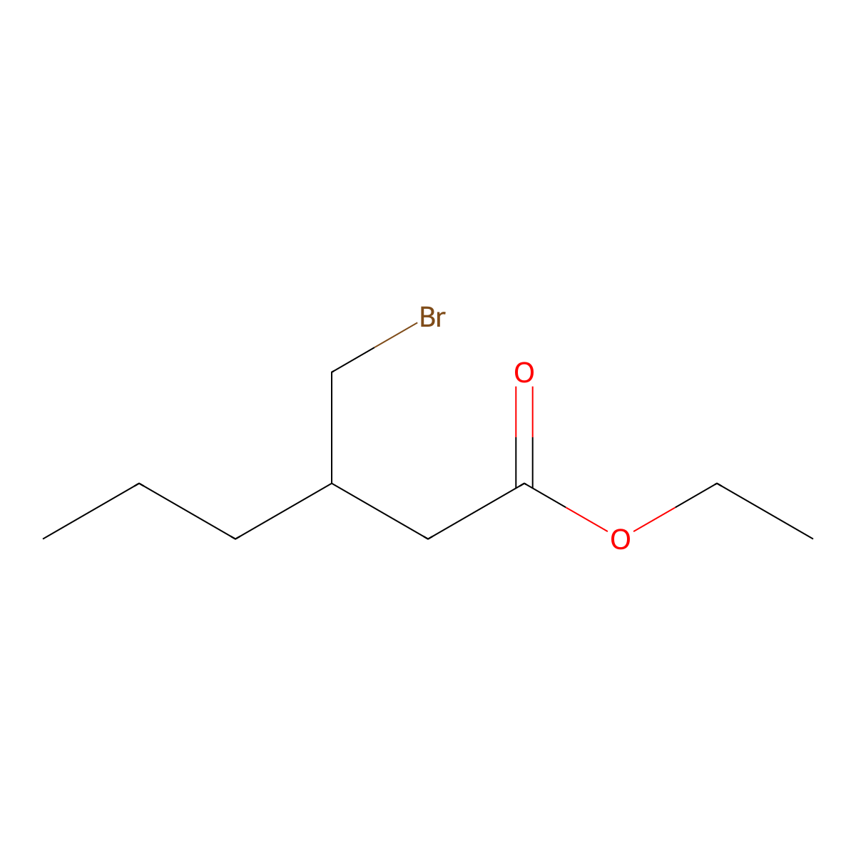 (R)-Ethyl 3-(bromomethyl)hexanoate molecular structure, CAS 1956435-91-8