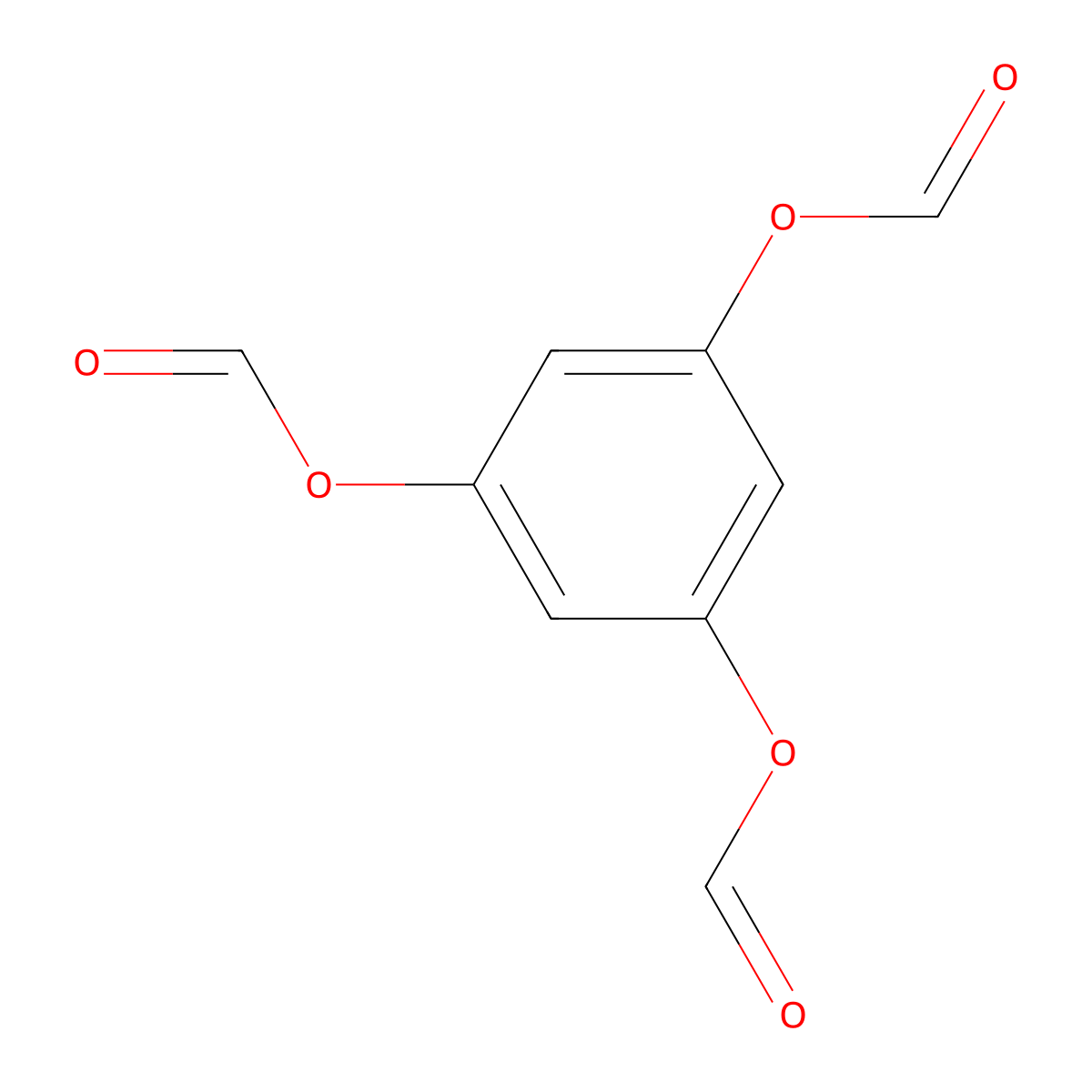 Benzene-1,3,5-triyl triformate molecular structure, CAS 1957190-76-9