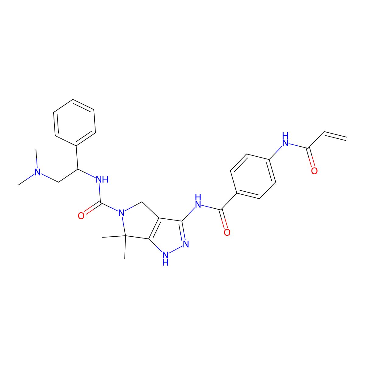 Ykl-5-124 molecular structure, CAS 1957203-01-8