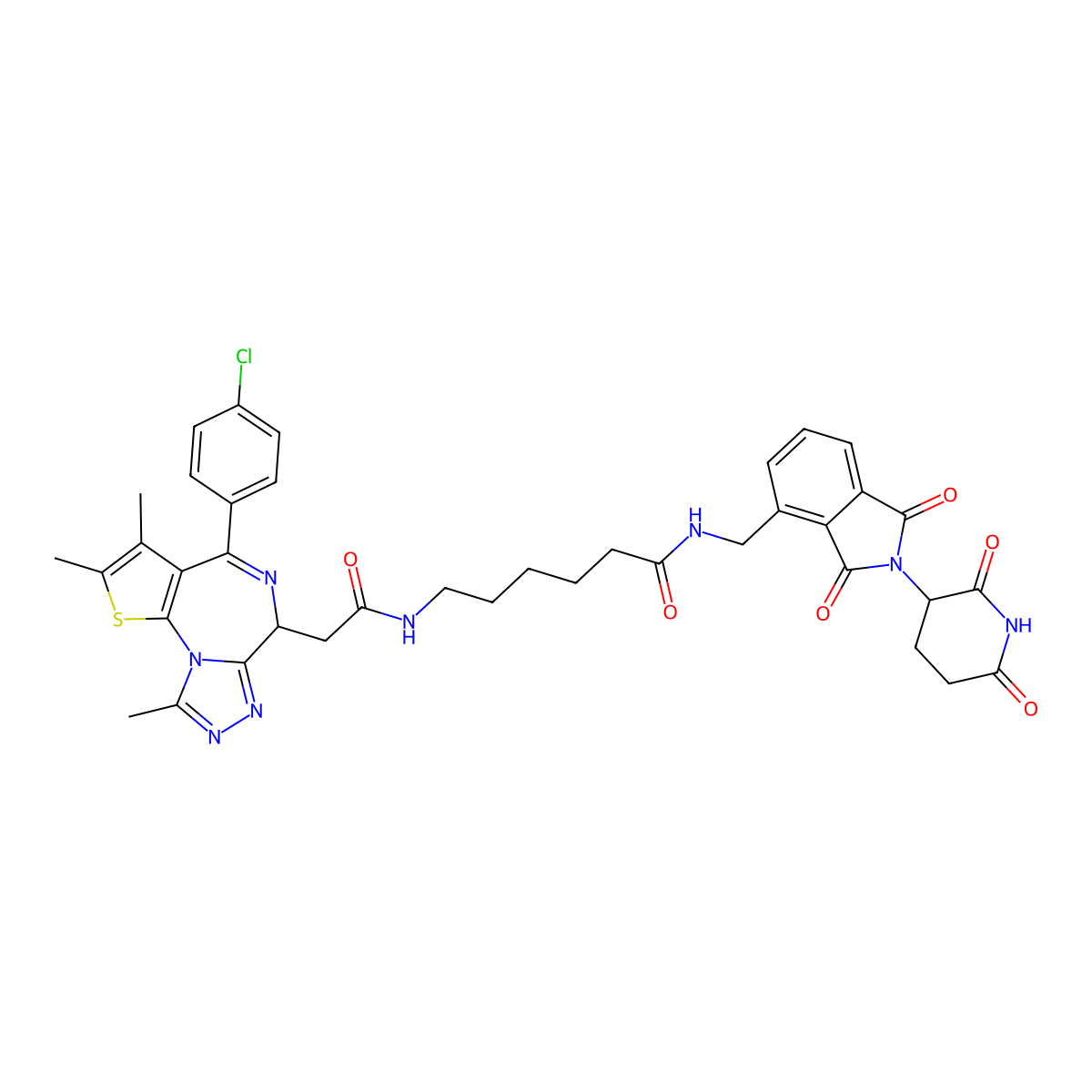 PROTAC BET Degrader-10 molecular structure, CAS 1957234-97-7