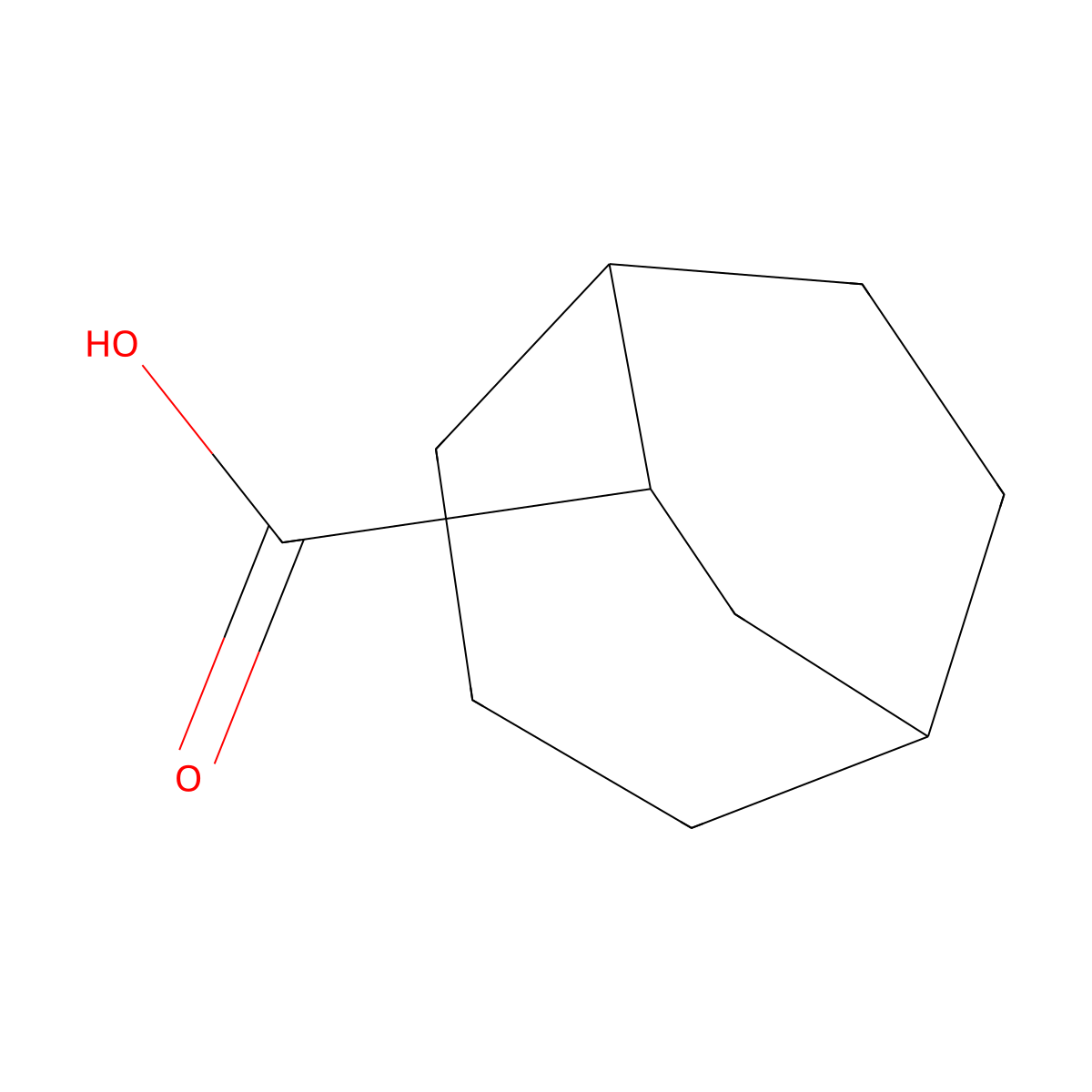 Bicyclo[3.2.2]nonane-6-carboxylic acid molecular structure, CAS 19574-12-0