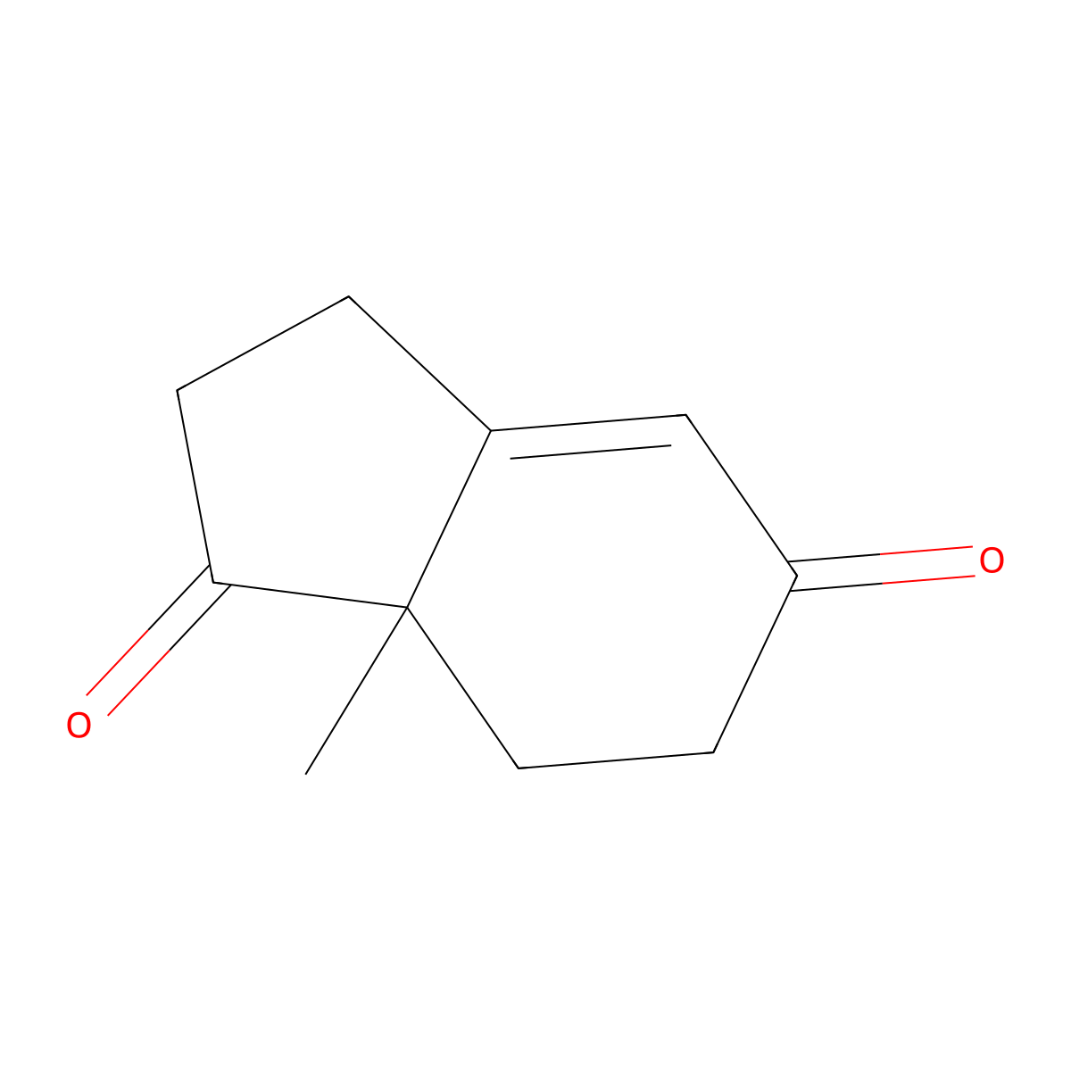 7a-Methyl-2,3,7,7a-tetrahydro-1H-indene-1,5(6H)-dione molecular structure, CAS 19576-08-0