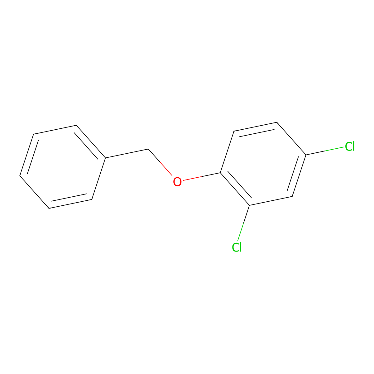 2,4-Dichloro-1-(phenylmethoxy)benzene molecular structure, CAS 19578-69-9