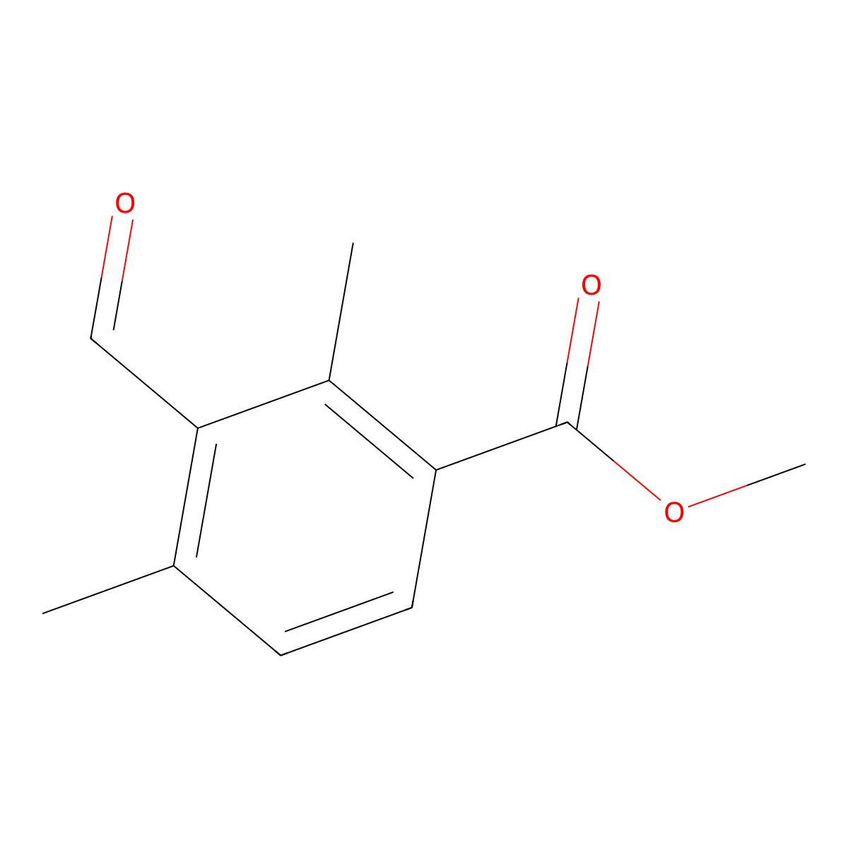 Methyl 3-formyl-2,4-dimethylbenzoate molecular structure, CAS 1958106-09-6