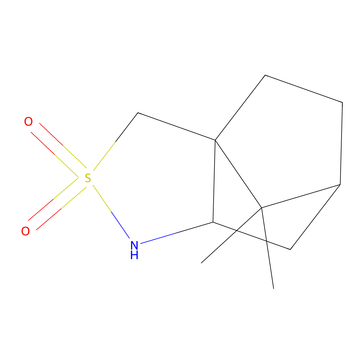 (1S,5S,7R)-10,10-dimethyl-3lambda6-thia-4-azatricyclo[5.2.1.0,1,5]decane-3,3-dione molecular structure, CAS 195877-76-0