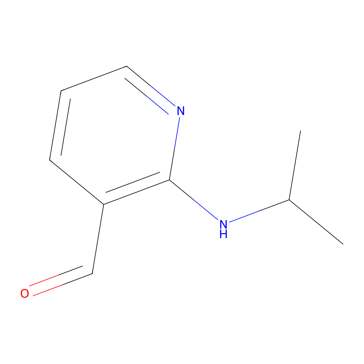 2-(Isopropylamino)nicotinaldehyde molecular structure, CAS 195883-63-7