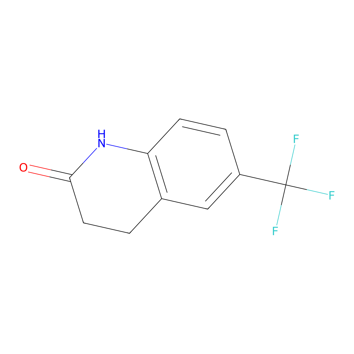 6-(Trifluoromethyl)-3,4-dihydroquinolin-2(1H)-one molecular structure, CAS 1959-46-2
