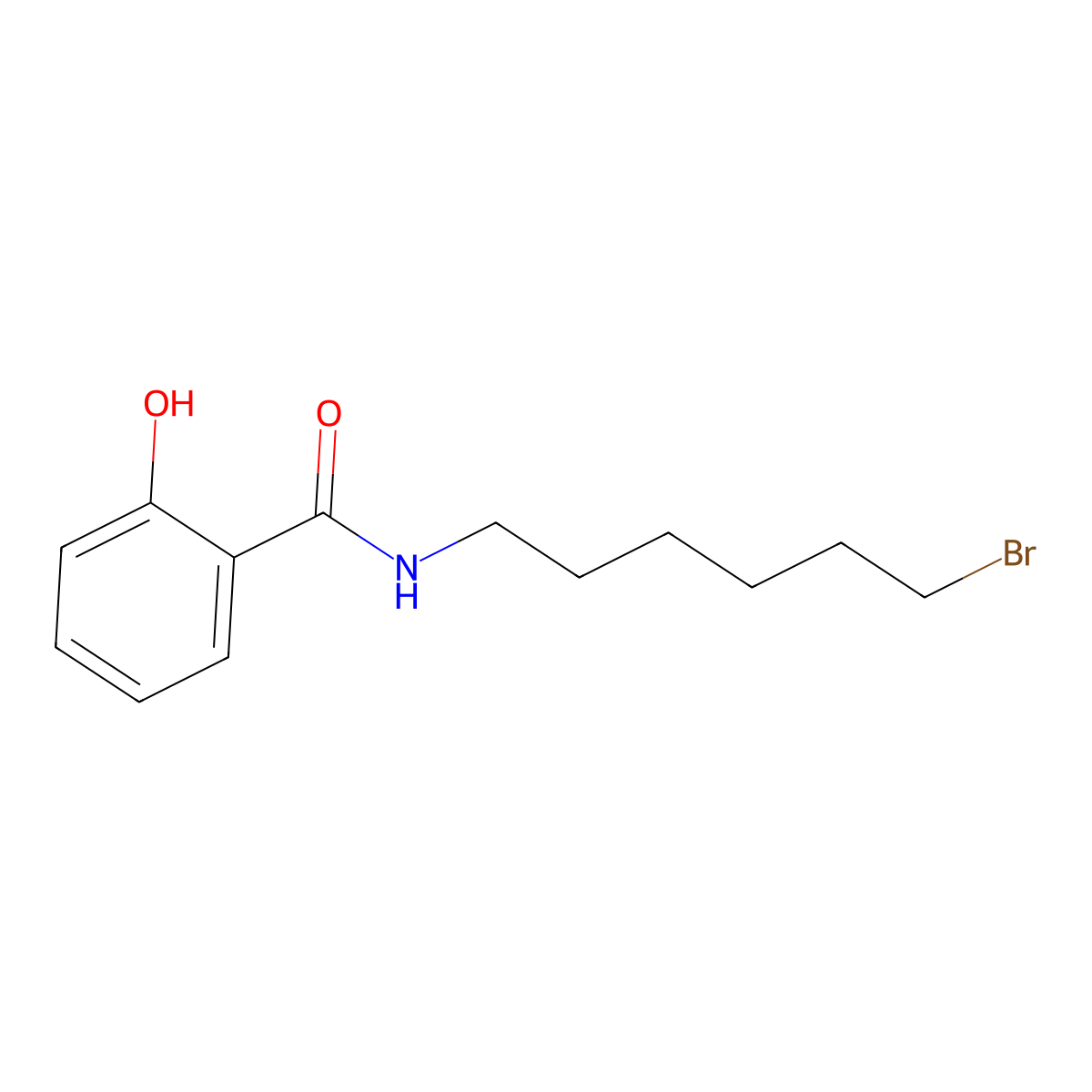N-(6-Bromohexyl)-2-hydroxybenzamide molecular structure, CAS 1959004-07-9