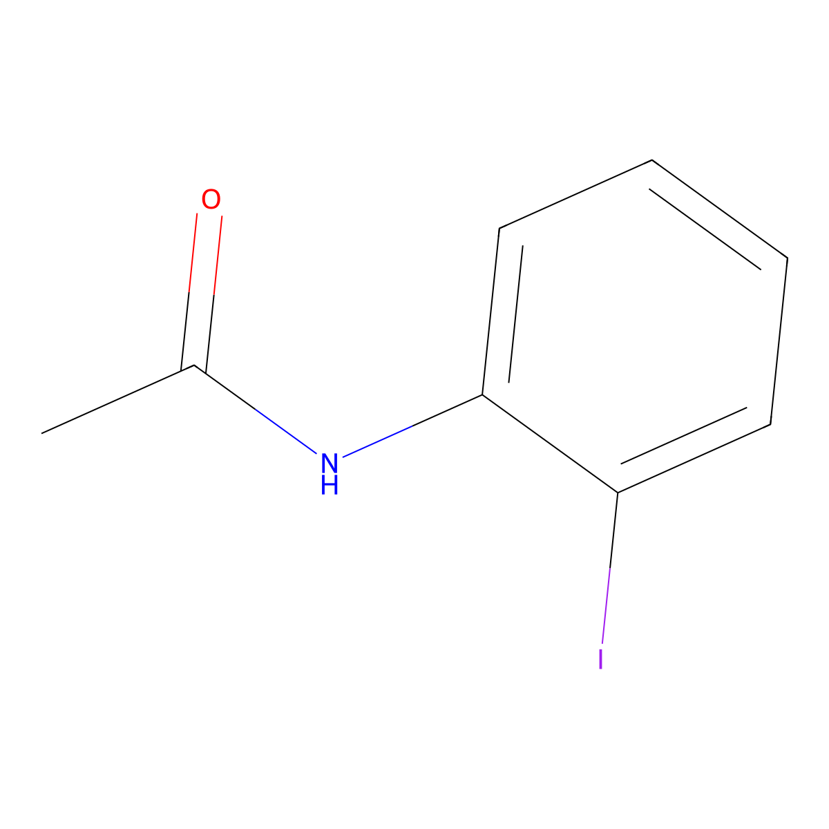 2'-Iodoacetanilide molecular structure, CAS 19591-17-4