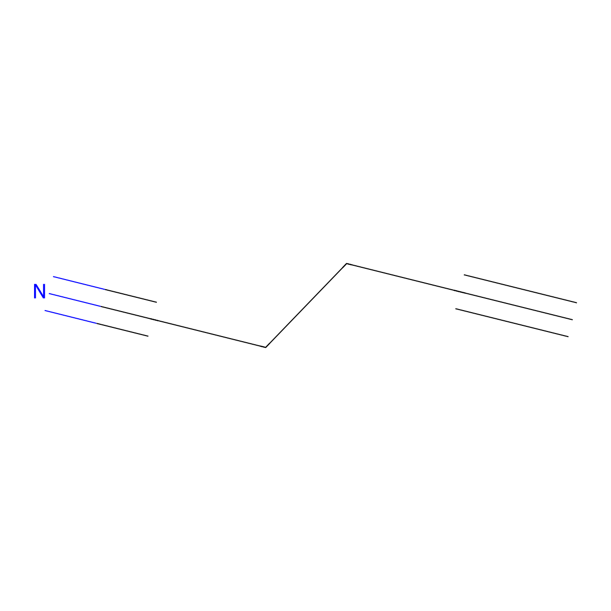 4-Cyano-1-butyne molecular structure, CAS 19596-07-7