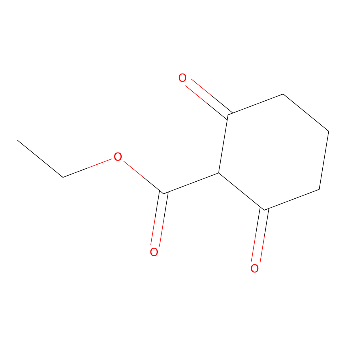 Ethyl 2,6-dioxocyclohexane-1-carboxylate molecular structure, CAS 195968-41-3