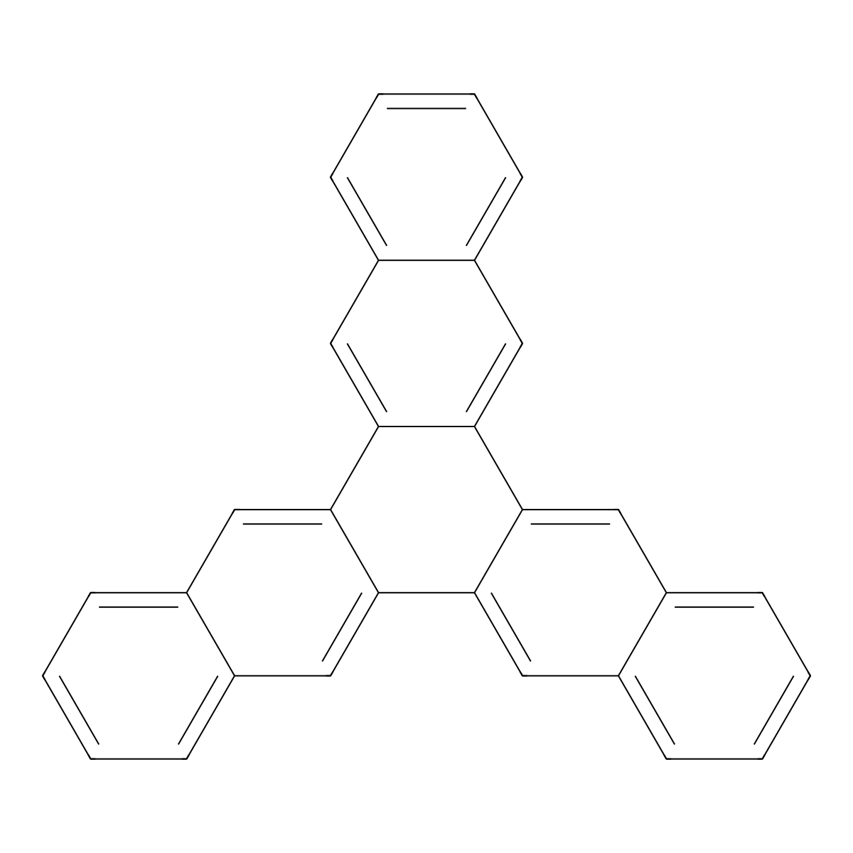 Trinaphthylene molecular structure, CAS 196-62-3