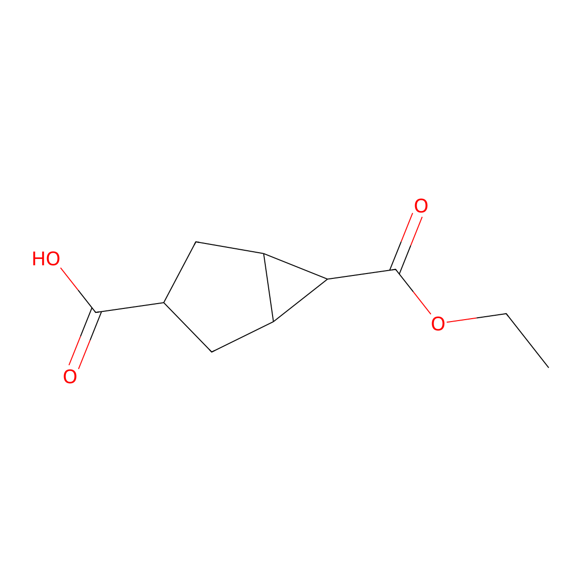 6-(Ethoxycarbonyl)bicyclo[3.1.0]hexane-3-carboxylic acid molecular structure, CAS 1960488-00-9