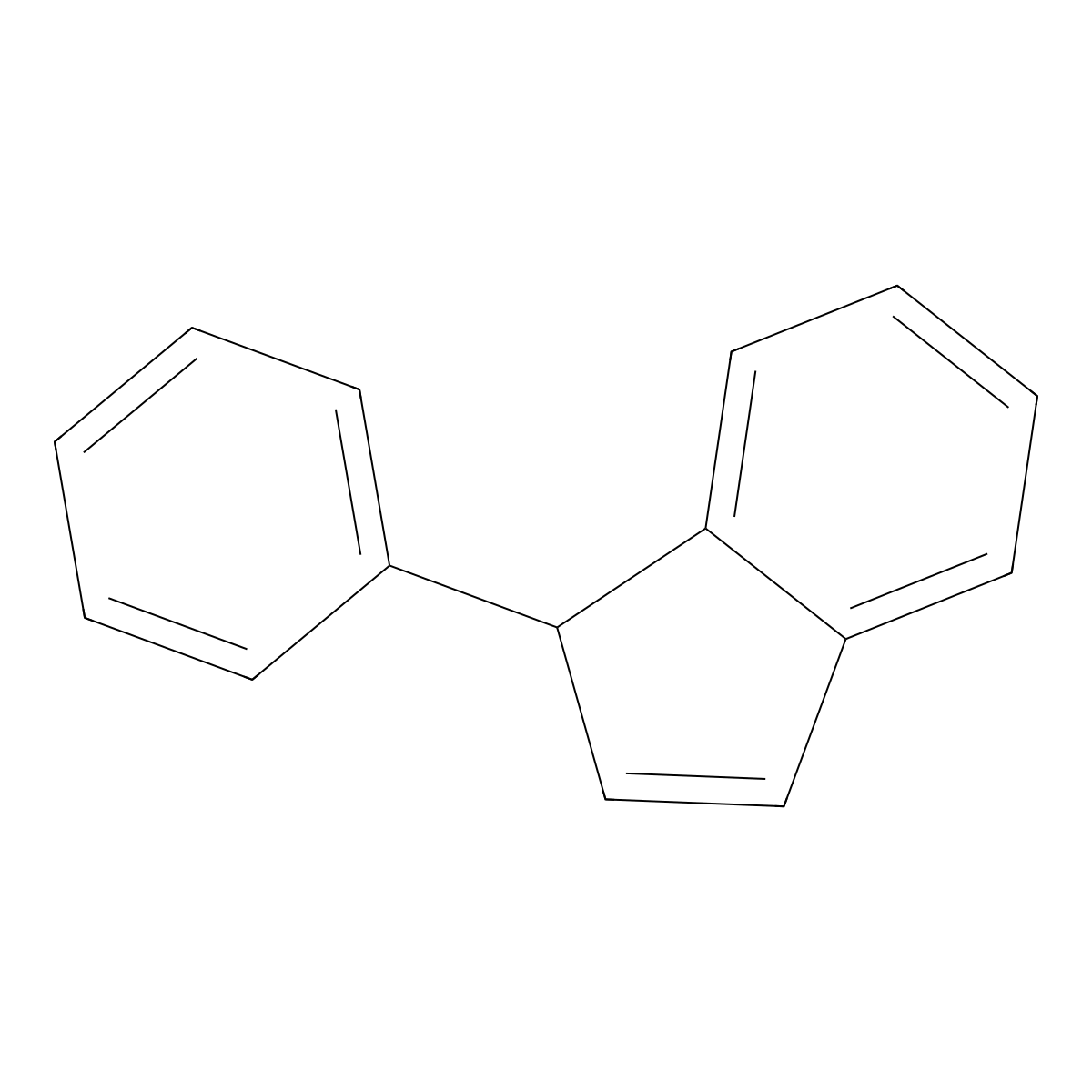 1-Phenyl-1H-indene molecular structure, CAS 1961-96-2