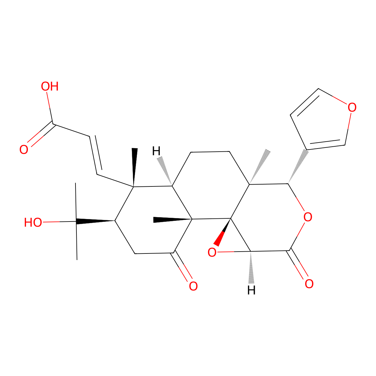 Obacunonic acid molecular structure, CAS 1961237-40-0