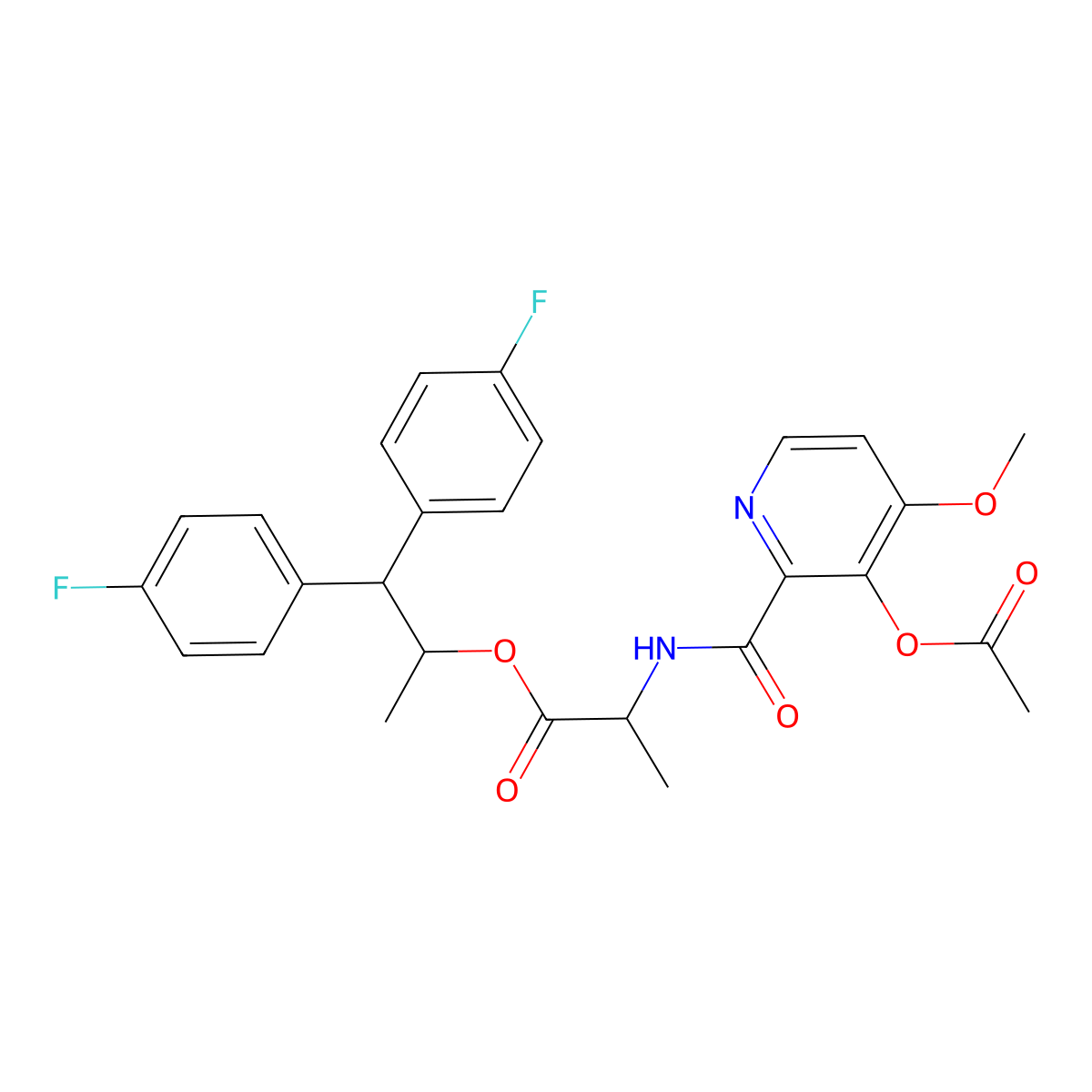Florylpicoxamid molecular structure, CAS 1961312-55-9