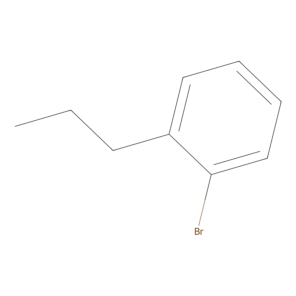 1-Bromo-2-propylbenzene molecular structure, CAS 19614-14-3