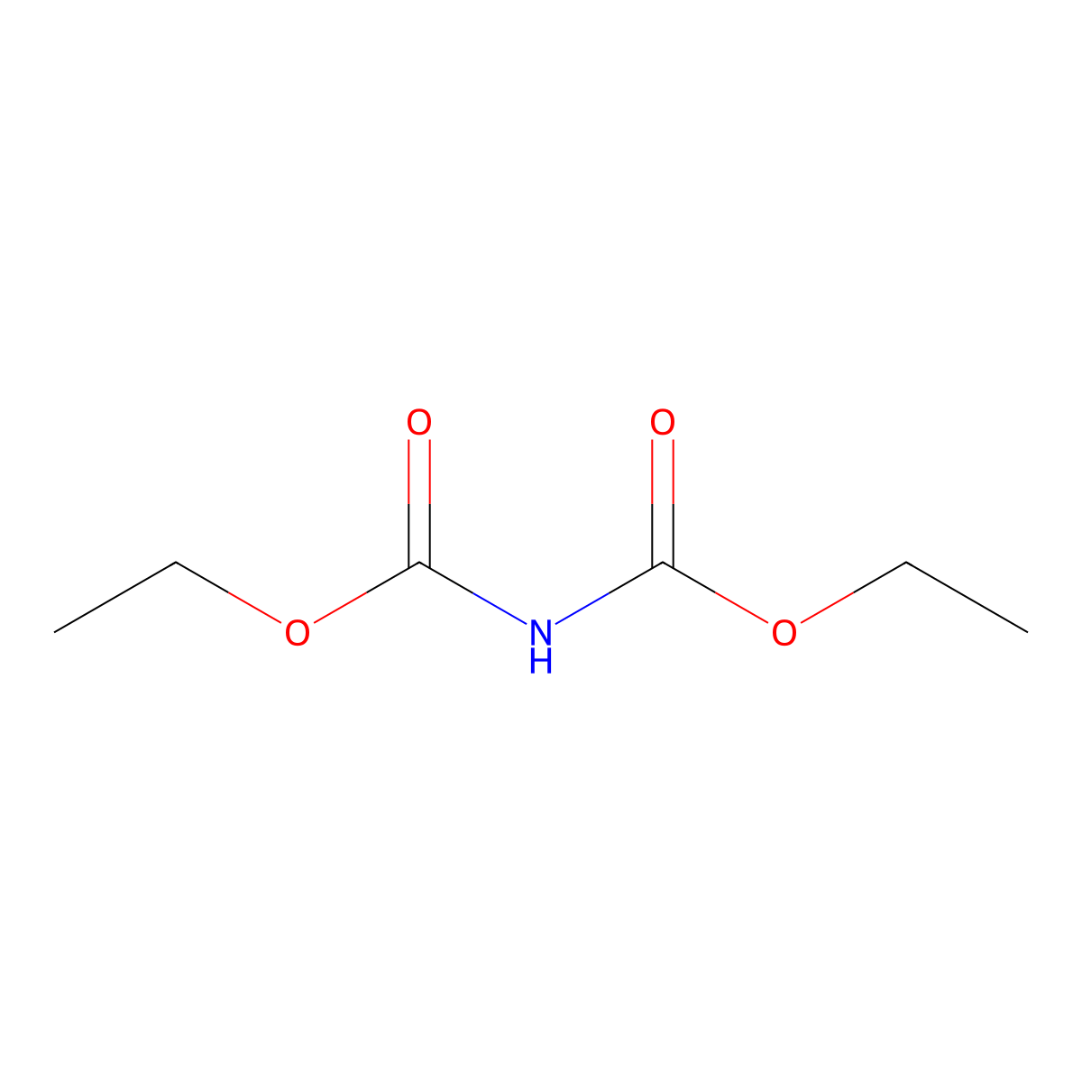 Imidodicarbonic acid, diethyl ester molecular structure, CAS 19617-44-8
