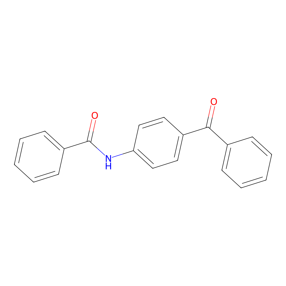 4'-Benzoylbenzanilide molecular structure, CAS 19617-84-6
