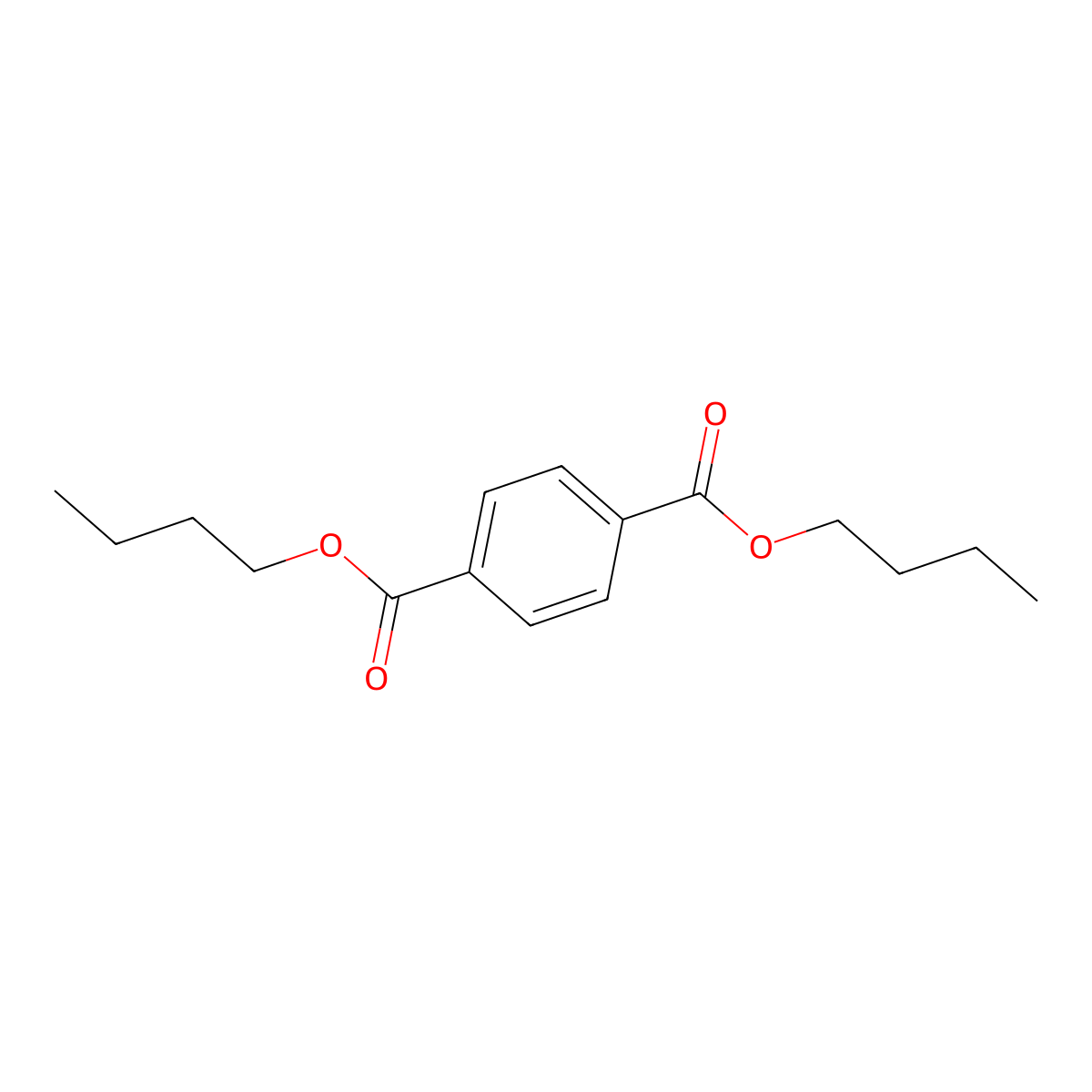 Dibutyl terephthalate molecular structure, CAS 1962-75-0
