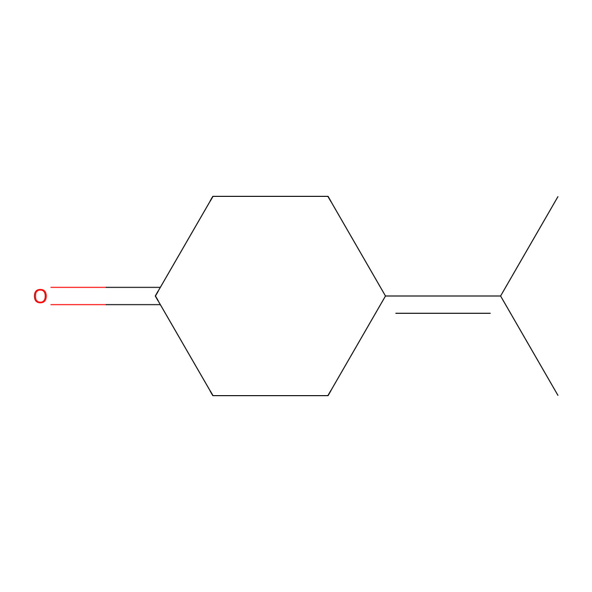 4-(Propan-2-ylidene)cyclohexan-1-one molecular structure, CAS 19620-36-1