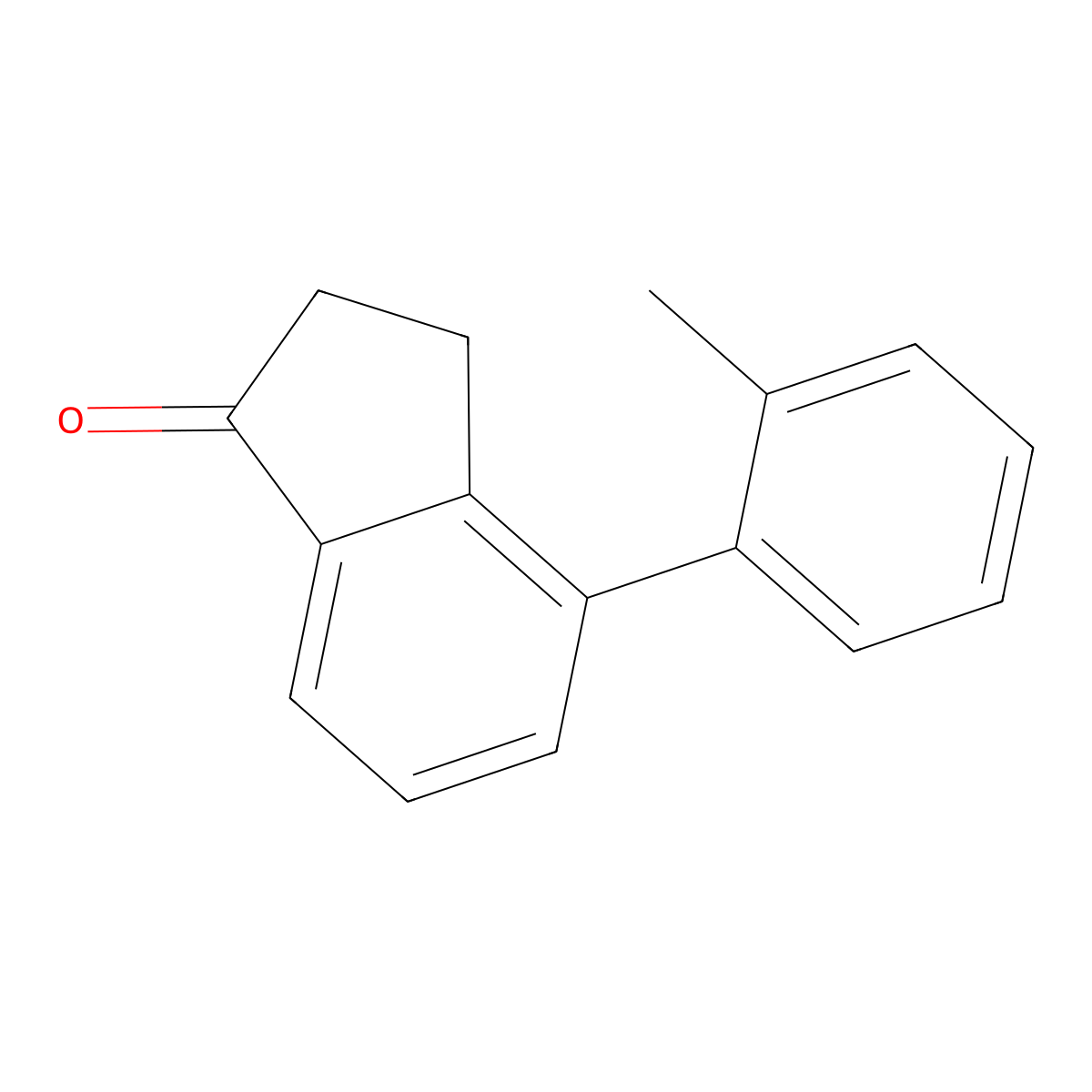 4-(o-Tolyl)-2,3-dihydro-1H-inden-1-one molecular structure, CAS 1962048-30-1