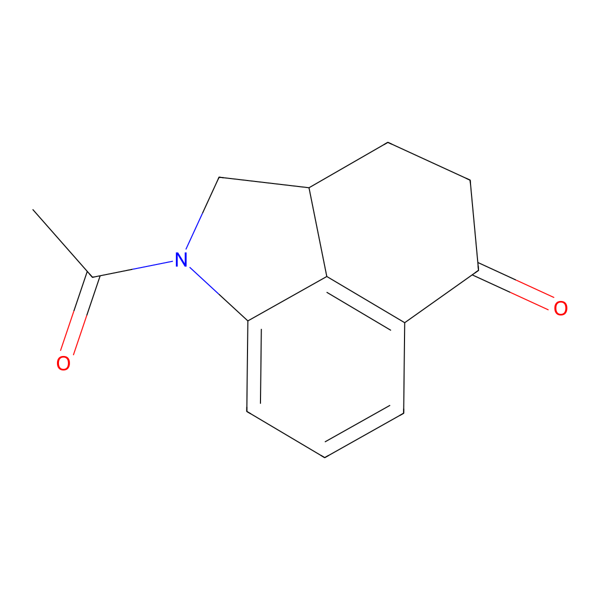 2-Acetyl-2-azatricyclo[6.3.1.0,4,12]dodeca-1(12),8,10-trien-7-one molecular structure, CAS 19621-15-9