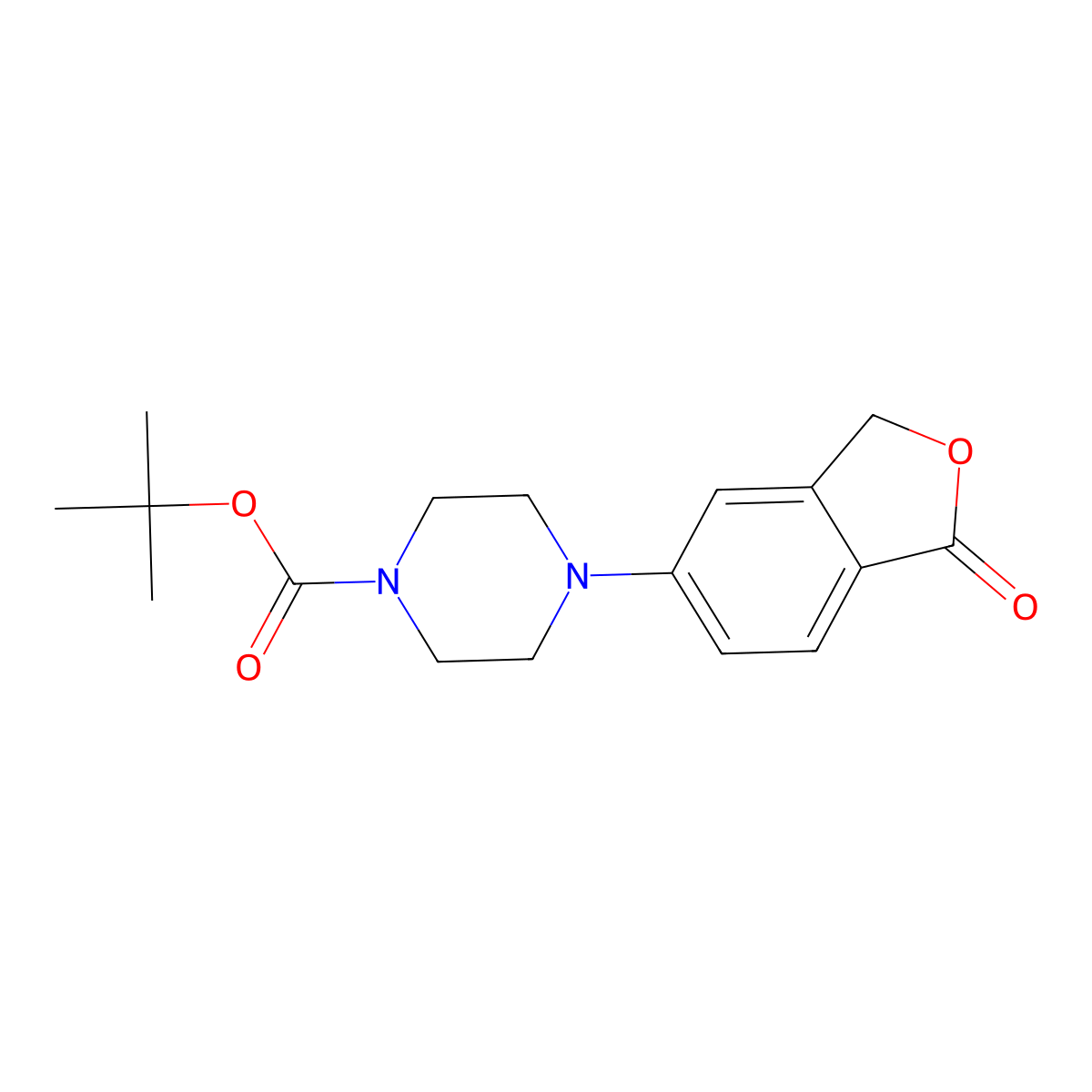5-(4-Boc-1-piperazinyl)isobenzofuran-1(3H)-one molecular structure, CAS 1962174-33-9