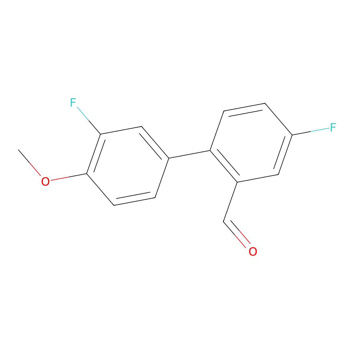 3',4-Difluoro-4'-methoxy[1,1'-biphenyl]-2-carboxaldehyde molecular structure, CAS 1962520-67-7