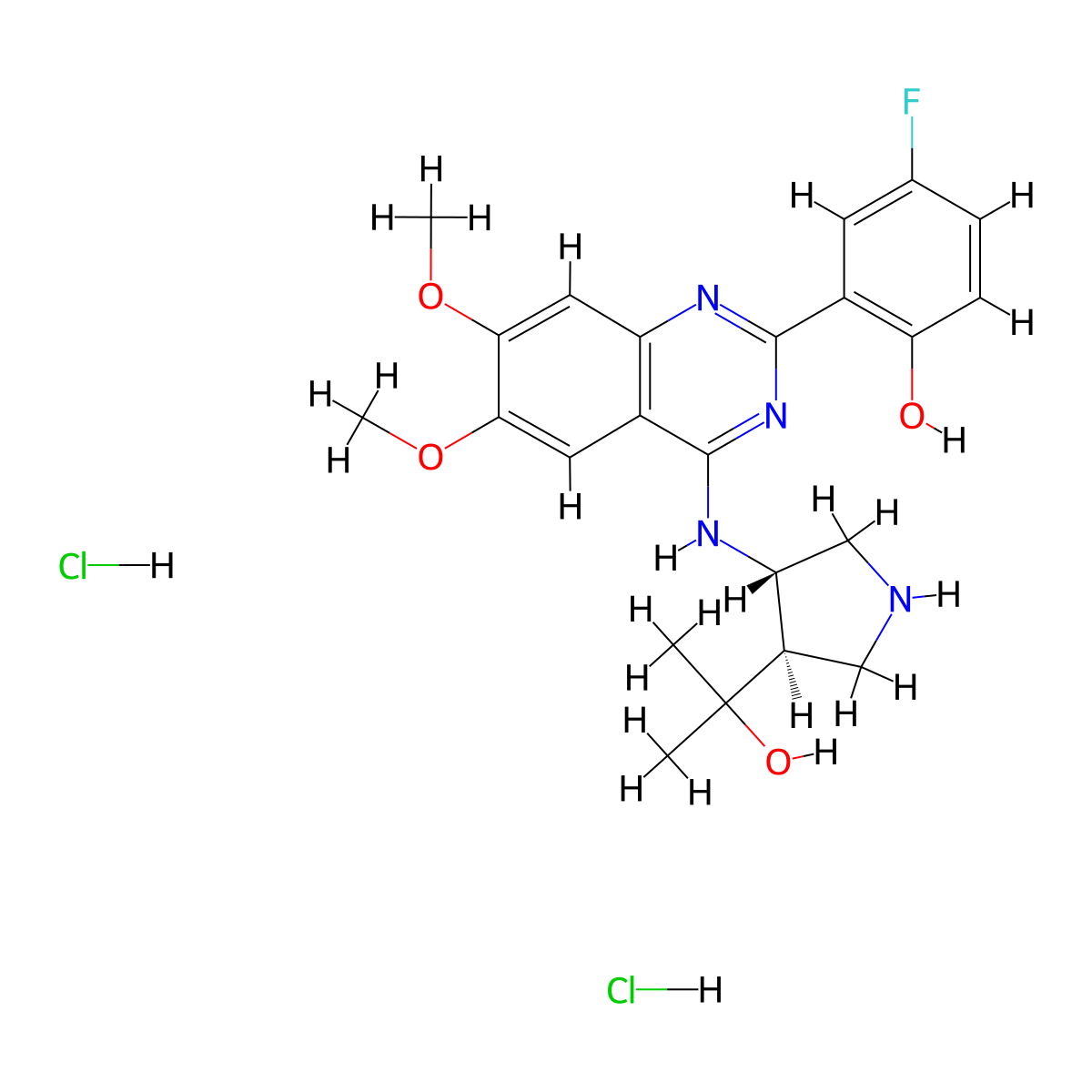 CCT241533 (dihydrochloride) molecular structure, CAS 1962925-28-5