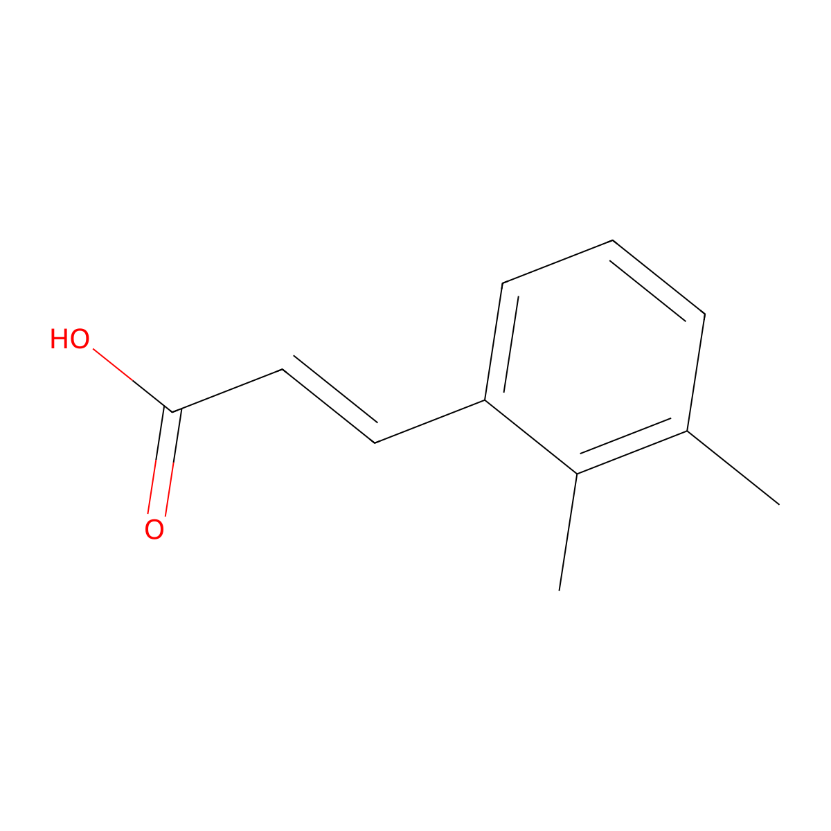 3-(2,3-dimethylphenyl)prop-2-enoic Acid molecular structure, CAS 1963-30-0