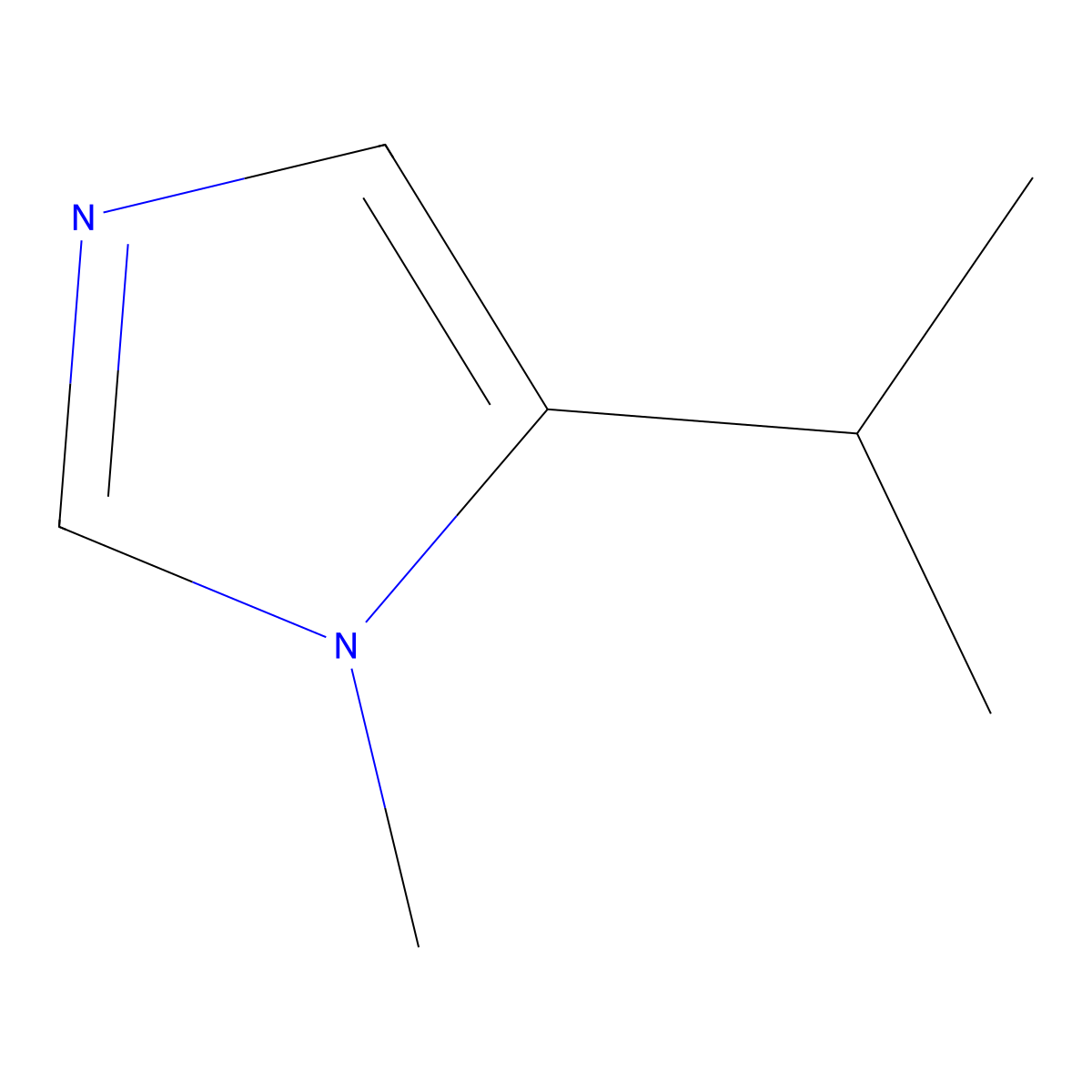 5-Isopropyl-1-methyl-1H-imidazole molecular structure, CAS 196304-02-6