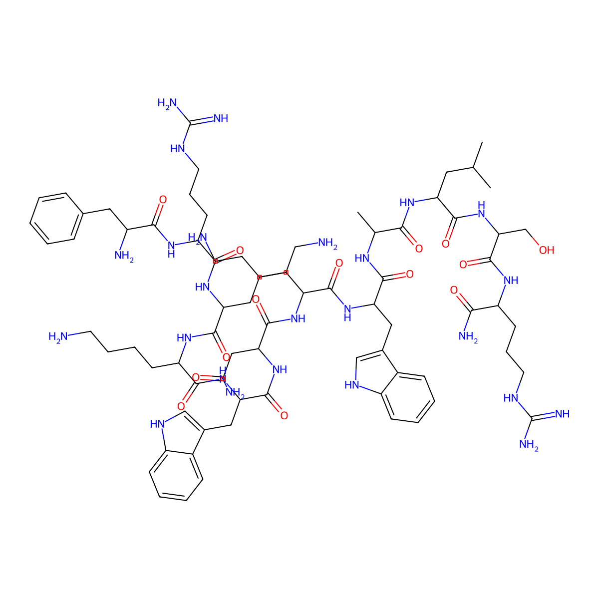 PAMP-12 (human, porcine) molecular structure, CAS 196305-05-2