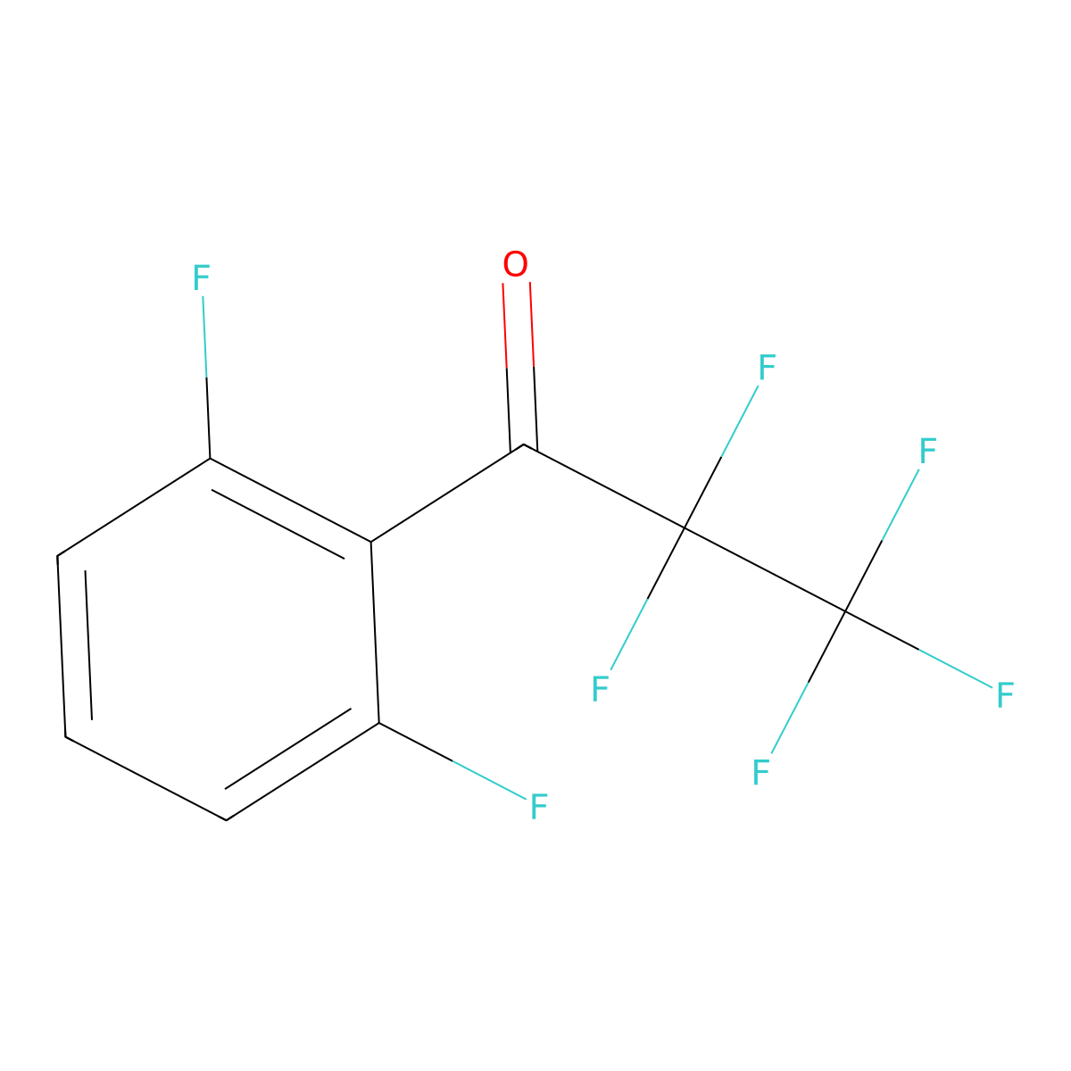 1-(2,6-Difluorophenyl)-2,2,3,3,3-pentafluoropropan-1-one molecular structure, CAS 1963275-35-5