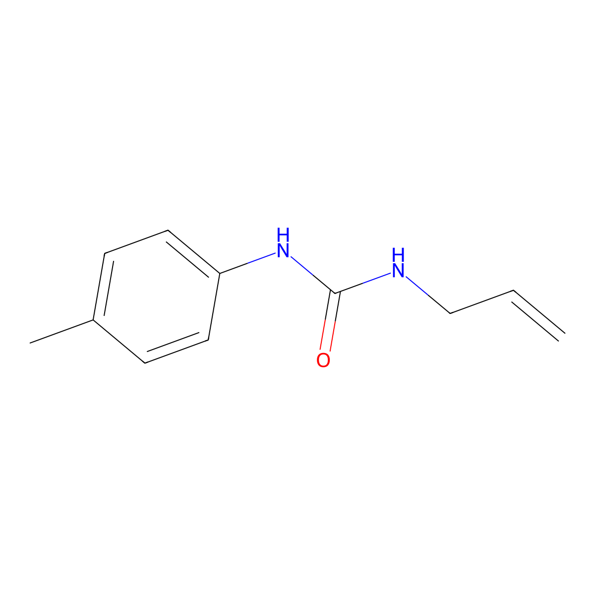 1-Allyl-3-(P-tolyl)urea molecular structure, CAS 196393-46-1