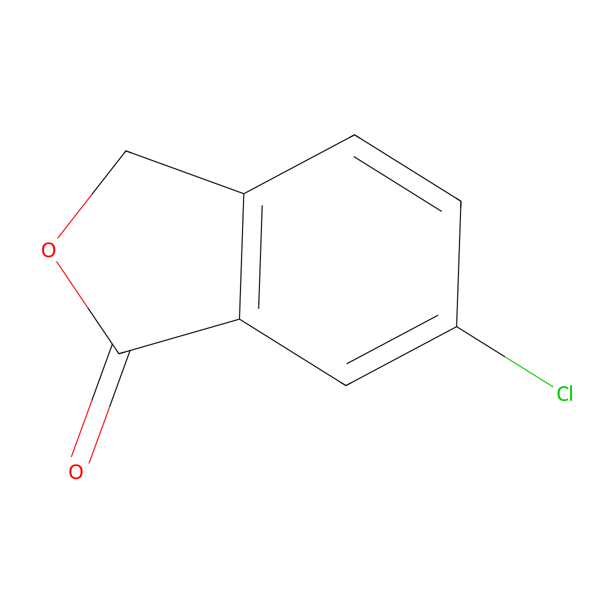 6-Chloro-3H-isobenzofuran-1-one molecular structure, CAS 19641-29-3