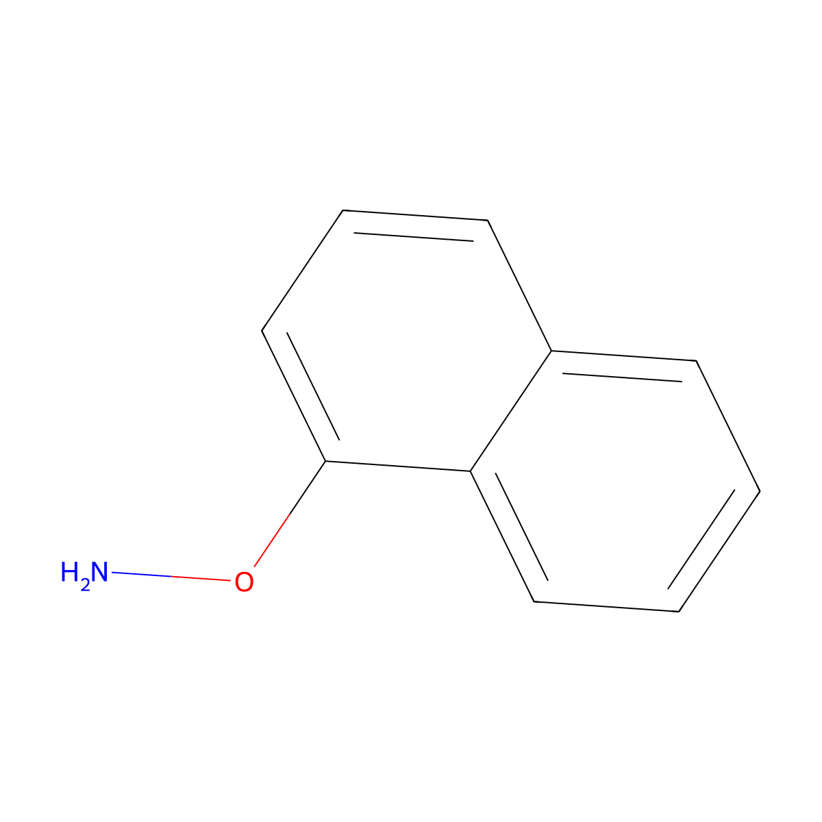 o-(Naphthalen-1-yl)hydroxylamine molecular structure, CAS 196496-85-2
