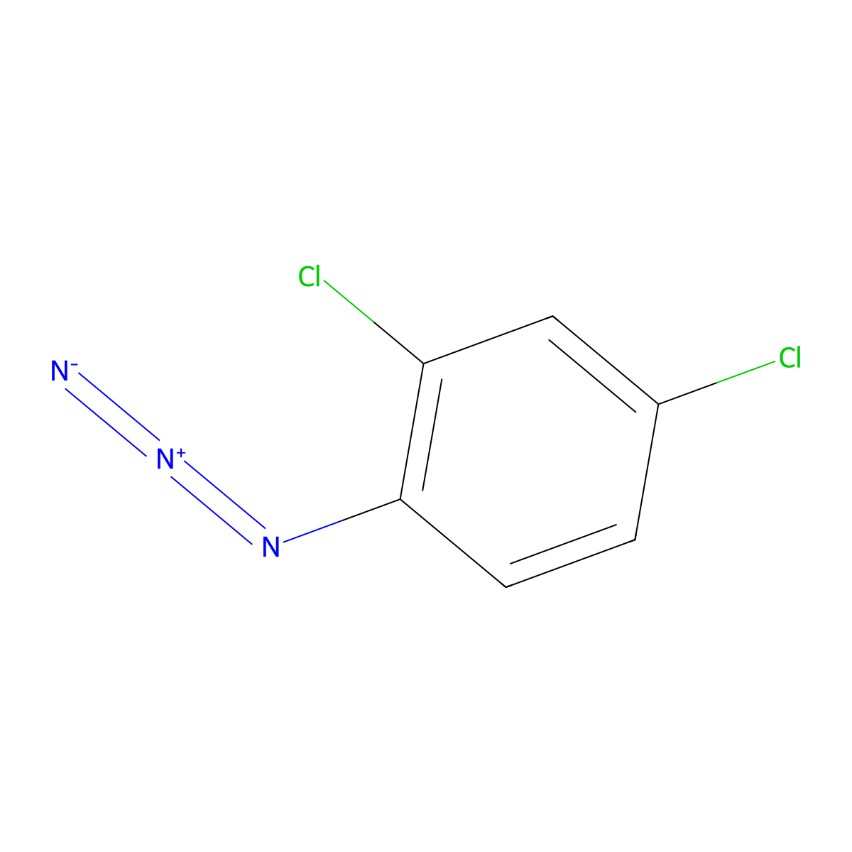 1-Azido-2,4-dichlorobenzene molecular structure, CAS 1965-25-9