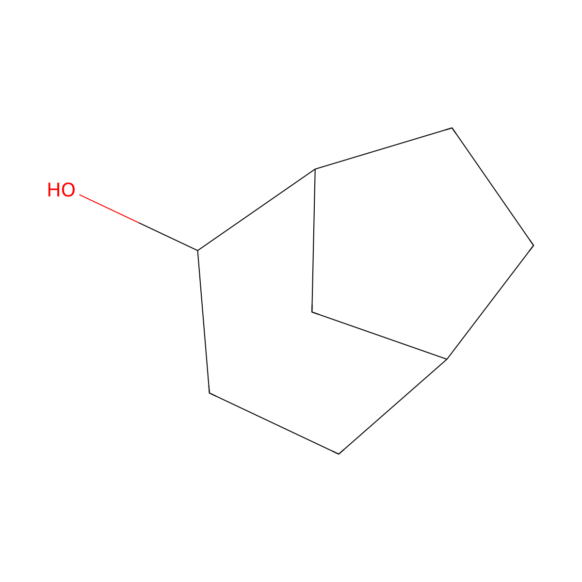 rac-(1R,2R,5R)-bicyclo(3.2.1)octan-2-ol molecular structure, CAS 1965-38-4