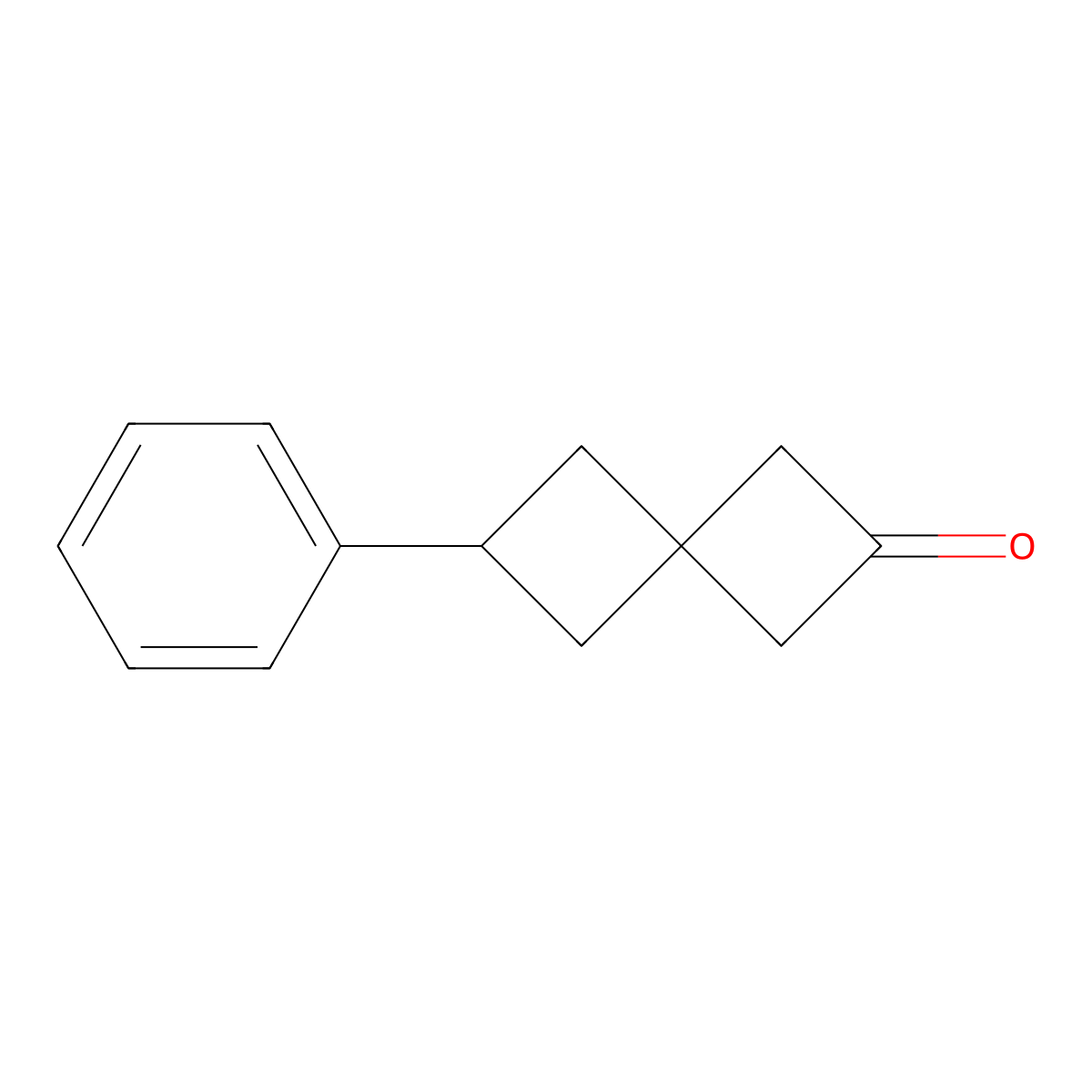 6-Phenylspiro[3.3]heptan-2-one molecular structure, CAS 196514-03-1