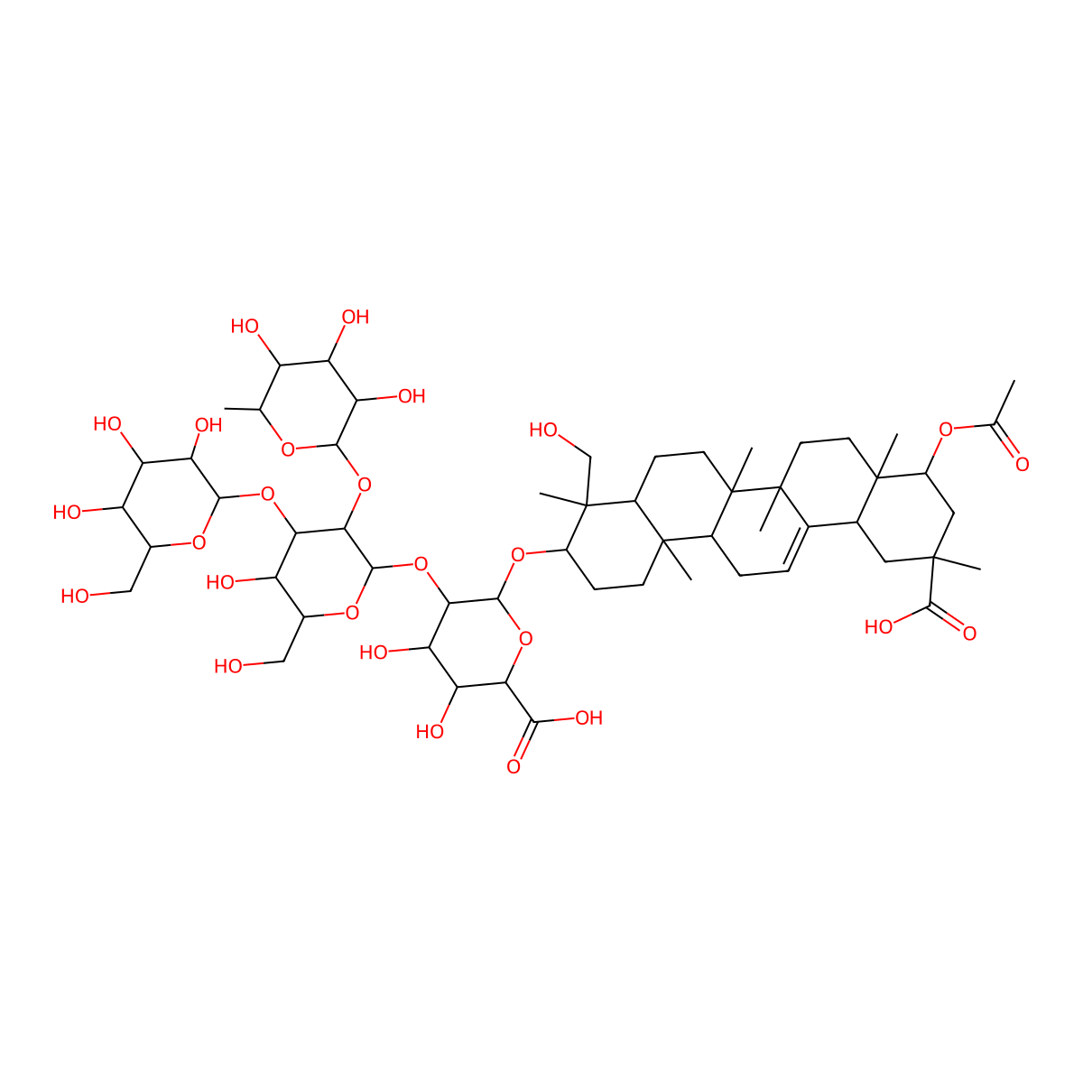 Derrisaponin A molecular structure, CAS 1965272-21-2