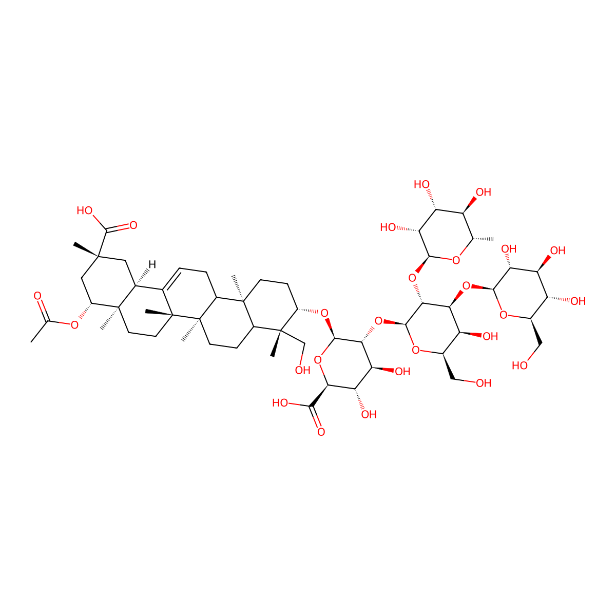 Derrisaponin A molecular structure, CAS 1965272-21-2