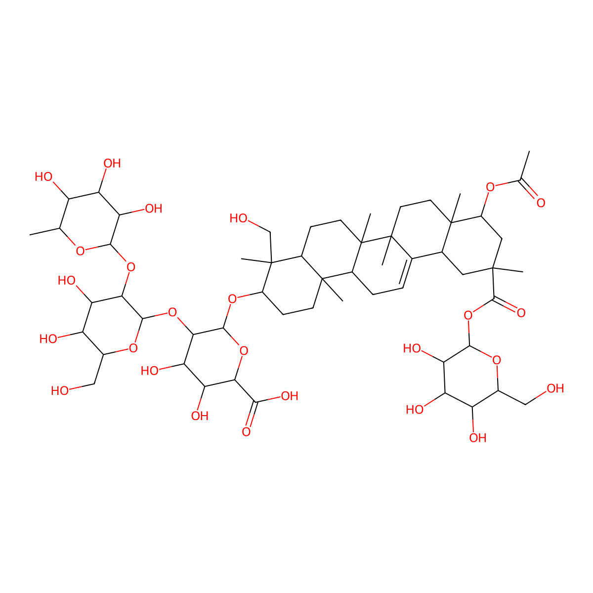 Derrisaponin B molecular structure, CAS 1965272-23-4