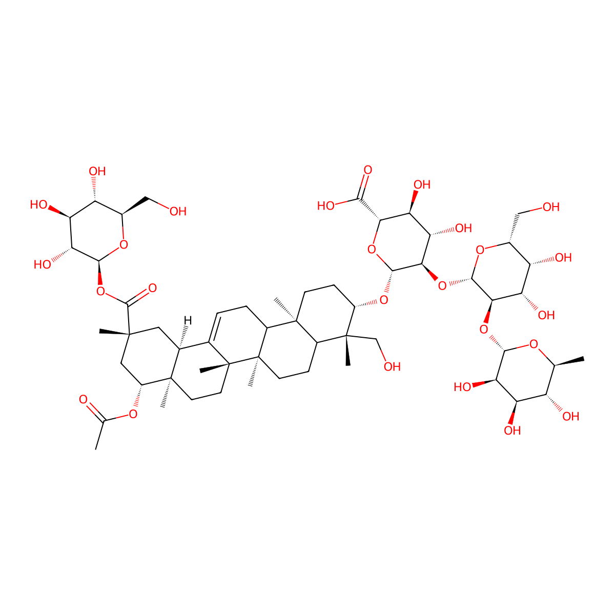 Derrisaponin B molecular structure, CAS 1965272-23-4