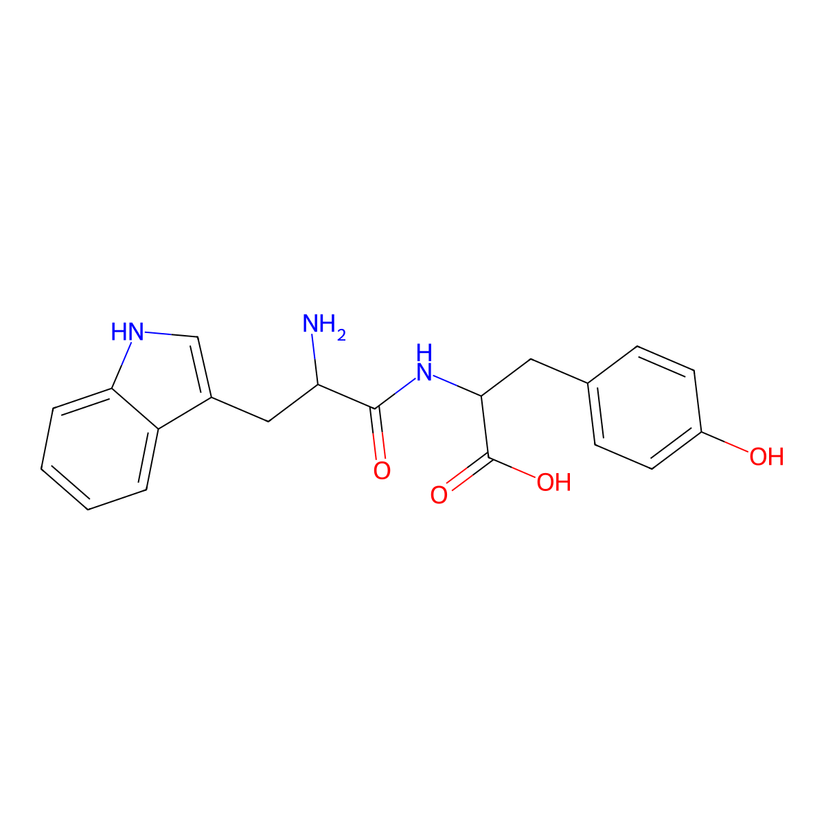 Trp-Tyr molecular structure, CAS 19653-76-0